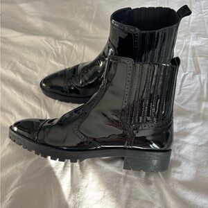 Patent Leather Booties